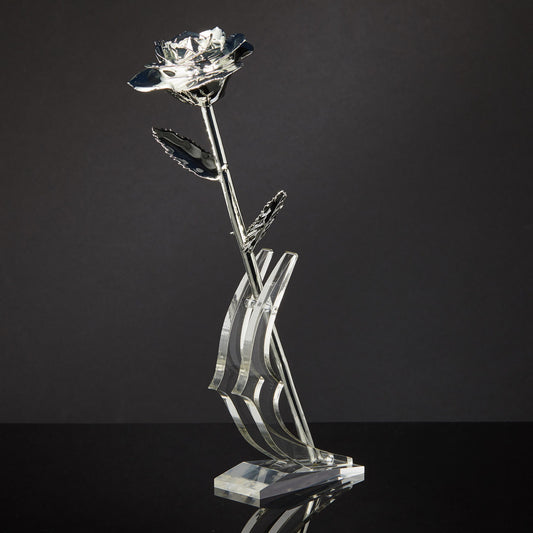 24k Gold Dipped Rose - Ice Castle
