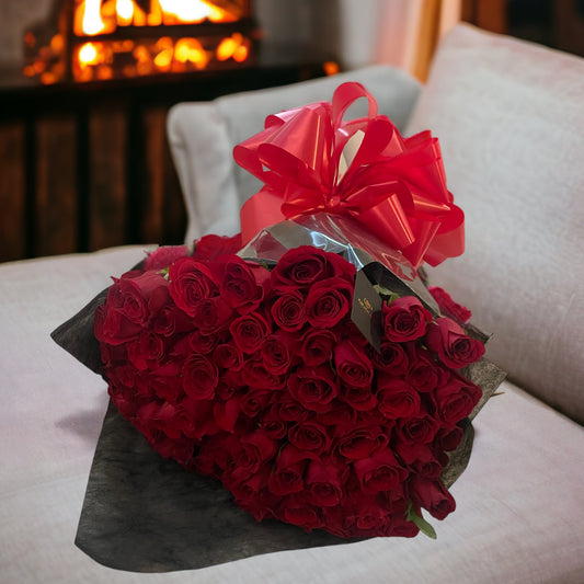 100 Stem Red Roses