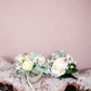 White Rose Corsage & Boutonnières Set