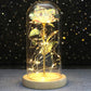 Enchanted Galaxy Rose in a Glass Dome