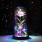 Enchanted Galaxy Rose in a Glass Dome