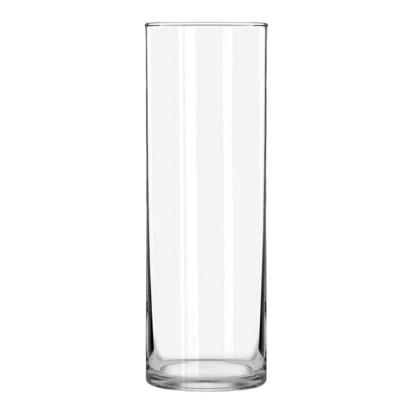 Clear Glass 9.5" Cylinder Vase