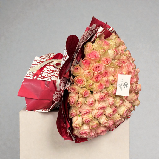 200 Premium Pink Roses Bouquet – Ultimate Luxury Rose Arrangement