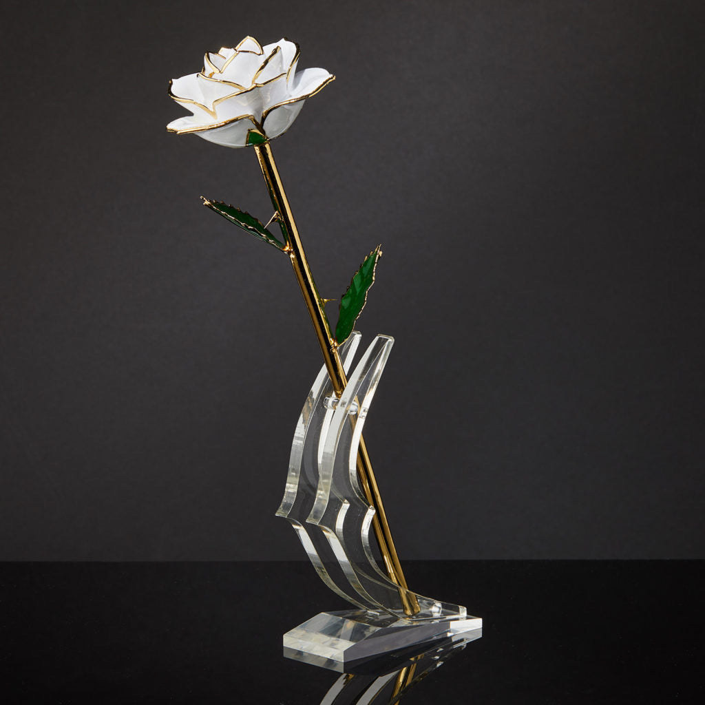 24K Gold Dipped Rose - Hearts Desire