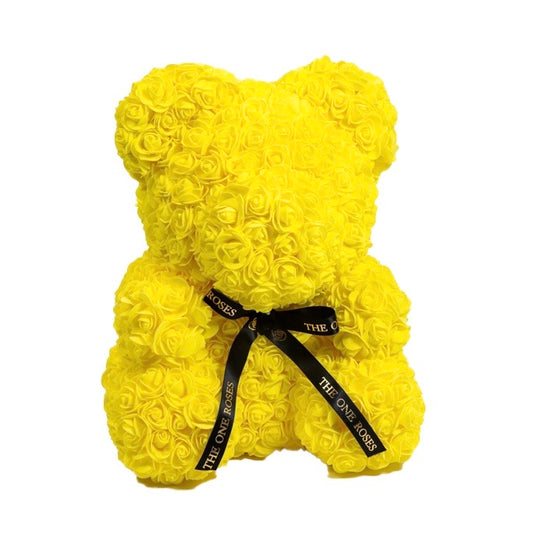 Yellow Rose Bear