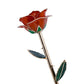 24k Gold Dipped Rose - Tangerine Dream